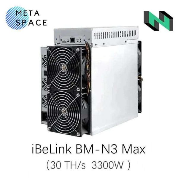 New iBelink BM-N3 MAX Nervos CKB Miner 30TH/S 3300W Air Cooling CKB Cryptocurrency Mining Hardware CKB Mining Asic MinerBM N3 Nervos Miner Than Goldshell CK6