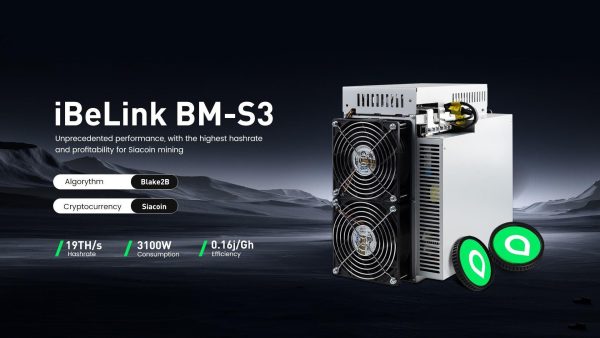 New iBeLink BM S3 19TH/S 3100W Siacoin Miner with PSU Blake2B Crypto SC Miner Sia Asic Miner iBelink BM-S3 Than Gold shell SC LITE