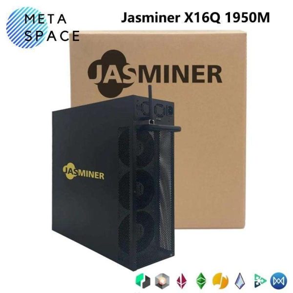 New Jasminer X16Q 1950Mh/s 620W ETC miner 8G Memory wifi 3U jasminer X16-Q Asic Miner ETC ZIL Ethash ETHW Miner Jasminer X16 Q Built-in PSU