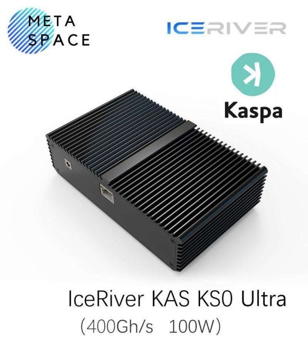 IceRiver KS0 Ultra 400Gh/S 100W KAS Miner Kaspa Mining Machine With PSU KAS Asic Mining IceRiver KAS KS0 Ultra Miner Better Than iceriver KS0