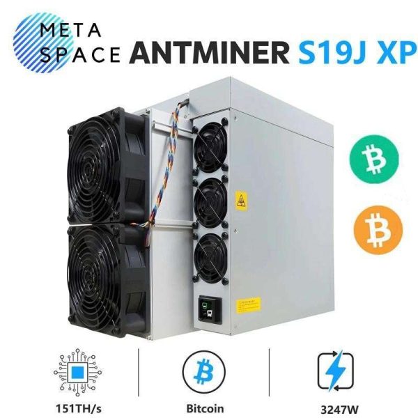 New Bitmain Antminer S19j XP 151TH/s 3247W Asic Miner BTC Crypto Mining Bitmain S19J xp151T Bitcoin Miner Machine BTC Mining