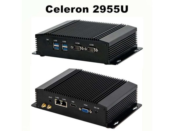 Topton 10th Gen Intel Core i7 i5 i3 J4125 Industrial Mini PC 2Lans 2COM Rs232 Rugged Metal Computer Windows 10 Linux WiFi