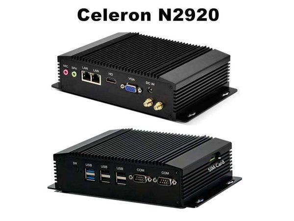 Topton 10th Gen Intel Core i7 i5 i3 J4125 Industrial Mini PC 2Lans 2COM Rs232 Rugged Metal Computer Windows 10 Linux WiFi