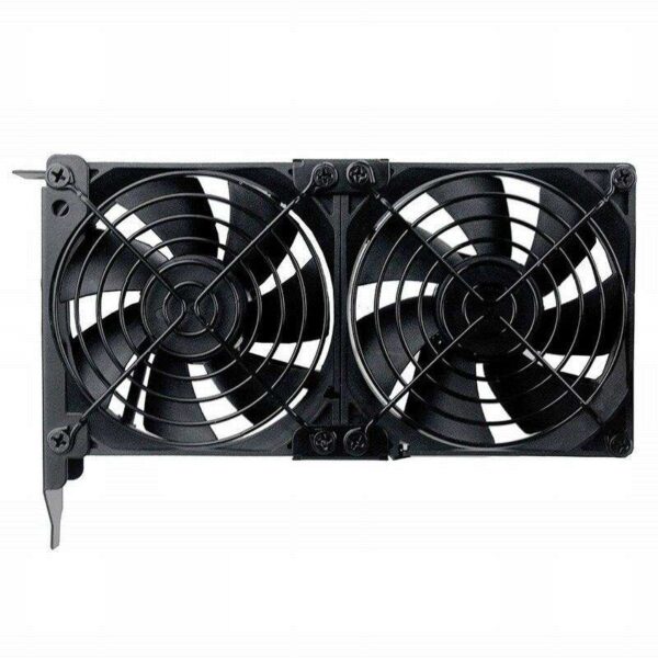 2 Set Gdstime Universal VGA Cooler Dual 90mm Desktop Computer Ultra-Quiet Radiator Double Fan Partner 9CM chassis PCI Graphics C