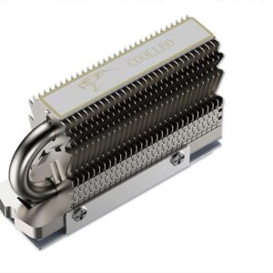 Bailink M.2 2280 SSD Heatsink, with Thermal Silicone Pad for M.2 SSD Hard Disk, Computer and PC, Contains a Heat Pipe, Double-Sided Heat Sink, Reflow Soldering Process with 14.8W/K Thermal Pad