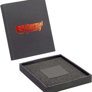 Thermal Grizzly Carbonaut - Carbon Thermal Pad 32x32x0.2mm, Flexible and Reusable, Non-Adhesive, Very High Thermal Conductivity, Conducts Electricity!