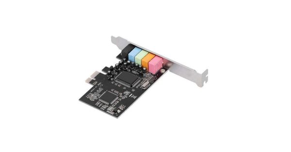 PCI-E 5.1 Sound Card CMI8738 Chip Stereo Audio Card for Windows 7/for Vista/XP 32/64-bit PC Computer with PCI-Express Slot