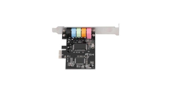 PCI-E 5.1 Sound Card CMI8738 Chip Stereo Audio Card for Windows 7/for Vista/XP 32/64-bit PC Computer with PCI-Express Slot