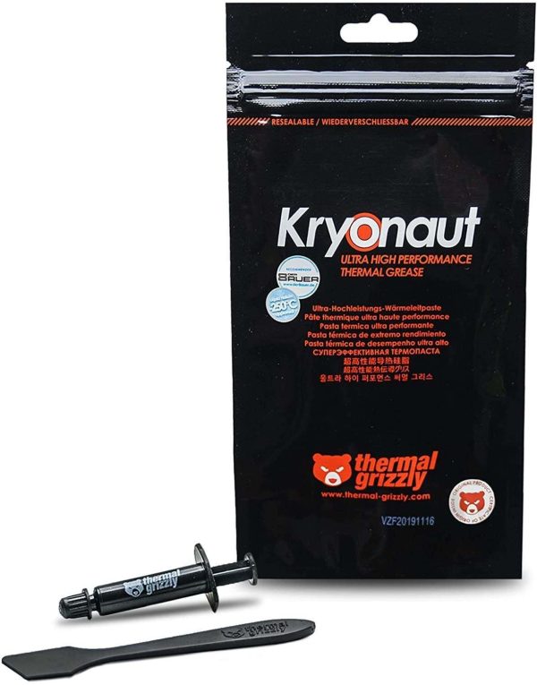 Thermal Grizzly Kryonaut Thermal Grease Paste - 11.1 Grams