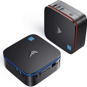 KAMRUI 4k Mini PC AK1 PRO, Intel 12th Gen N95(up to 3.4GHz) Mini Tower Computer, 16GB DDR4 RAM 512GB SSD Mini Computer Windows 11 Support 4K HD/WiFi 5/BT4.2/Gigabit Ethernet for Home/Office