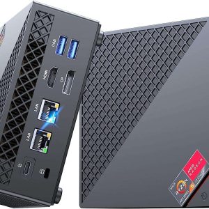 ACE [Dual LAN Mini Gaming PC] AMD Ryzen 7 5700U Mini PC (8C/16T, up to 4.3Ghz) 32GB DDR4 512GB NVMe SSD Mini Computers, 4K Triple Display Mini Desktop WiFi6/Bluetooth/Dual Channel