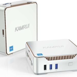 KAMRUI GK3PLUS Mini PC 16GB DDR4 1TB SSD, 12th Gen Intel Alder Lake-N95(up to 3.40GHz) Mini Desktop Computer, Support 2xHMDI+VGA 4K Triple Display for School/Home/Office PC