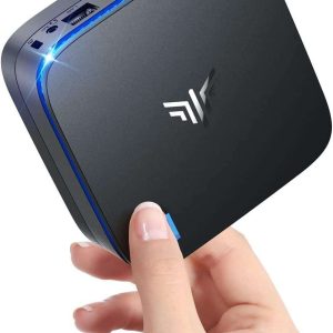 KAMRUI Mini PC AK1 Plus, Intel N95 12th Gen Processor Mini Desktop Computer, 16GB RAM 512GB SSD, Dual 4K HDMI Small PC, 2.4/5G WiFi, Bluetooth, Business/Office/HTPC