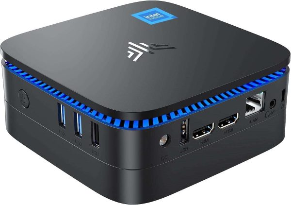 KAMRUI AK1PLUS Mini PC with Intel Alder Lake N97(up to 3.60 GHz), 16GB RAM 512GB ROM Small Desktop Computer, 4K UHD Mini Computers Support WiFi 6 BT5.2 Dual HDMI LAN on Business Home Office Family-NAS