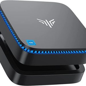 KAMRUI AK1PLUS Mini PC with Intel Alder Lake N97(up to 3.60 GHz), 16GB RAM 1TB ROM Small Desktop Computer, 4K UHD Mini Computers Support WiFi 6 BT5.2 Dual HDMI LAN on Business Home Office Family-NAS