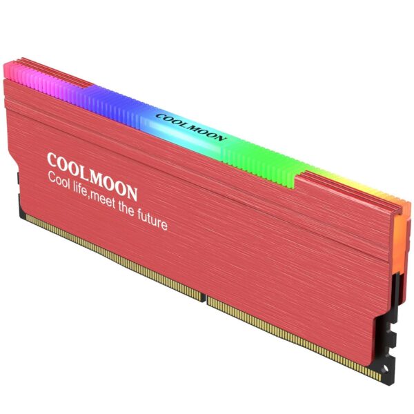 NewStyp Aluminum Alloy RAM Heatsink Radiator Cooling Heat Sink Cooler for DDR3 DDR4 Desktop Memory Heat Support RGB Controller