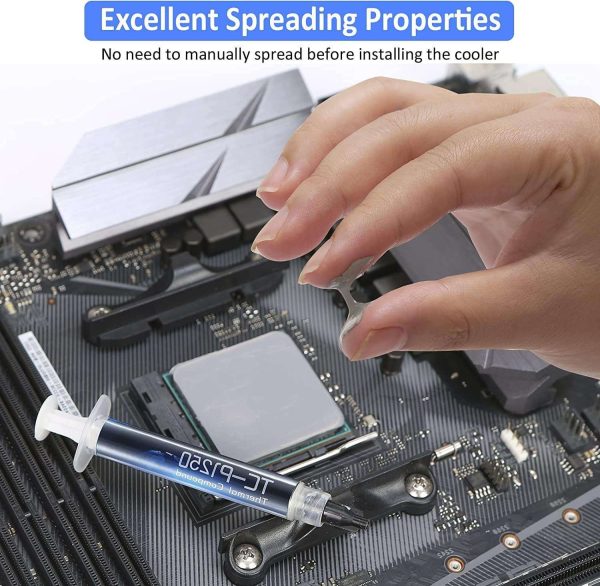 PANO-MOUNTS Thermal Paste 12.5W/mK 5g High Performance CPU Thermal Compound Paste Heatsink for GPU Processor and More