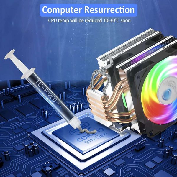 PANO-MOUNTS Thermal Paste 12.5W/mK 5g High Performance CPU Thermal Compound Paste Heatsink for GPU Processor and More