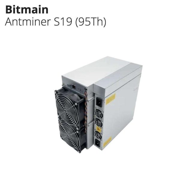 New Antminer S19 95T Asic Miner BTC Bitcoin Miner Crypto Mining Machine Bitmain Miner