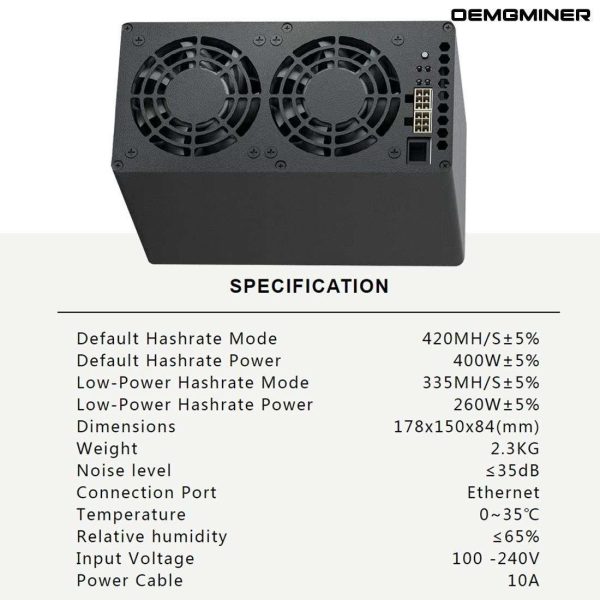 New Release Goldshell Mini Doge II Miner Doge Coin LTC Dual Mode 420M or 335M with PSU