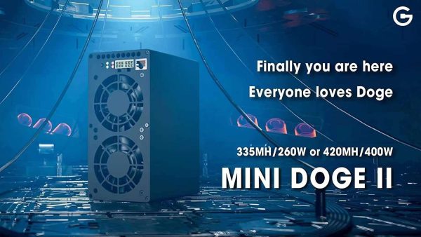 New Release Goldshell Mini Doge II Miner Doge Coin LTC Dual Mode 420M or 335M with PSU