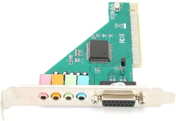 BONAEVER Sound Card120dB PCI Plug Play Sound Card Channel 4.1 for Computer Desktop Internal Audio Karte Standereo Surround CMI8738