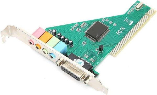 BONAEVER Sound Card120dB PCI Plug Play Sound Card Channel 4.1 for Computer Desktop Internal Audio Karte Standereo Surround CMI8738