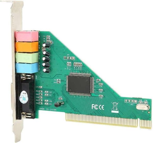 BONAEVER Sound Card120dB PCI Plug Play Sound Card Channel 4.1 for Computer Desktop Internal Audio Karte Standereo Surround CMI8738