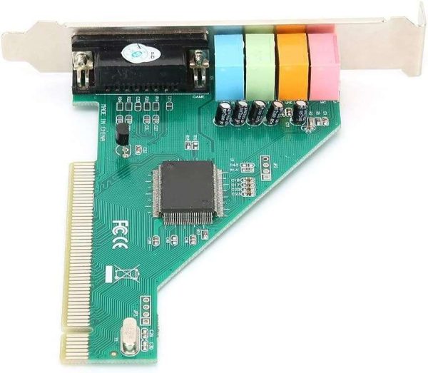 BONAEVER Sound Card120dB PCI Plug Play Sound Card Channel 4.1 for Computer Desktop Internal Audio Karte Standereo Surround CMI8738