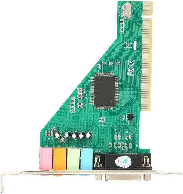 BONAEVER Sound Card120dB PCI Plug Play Sound Card Channel 4.1 for Computer Desktop Internal Audio Karte Standereo Surround CMI8738