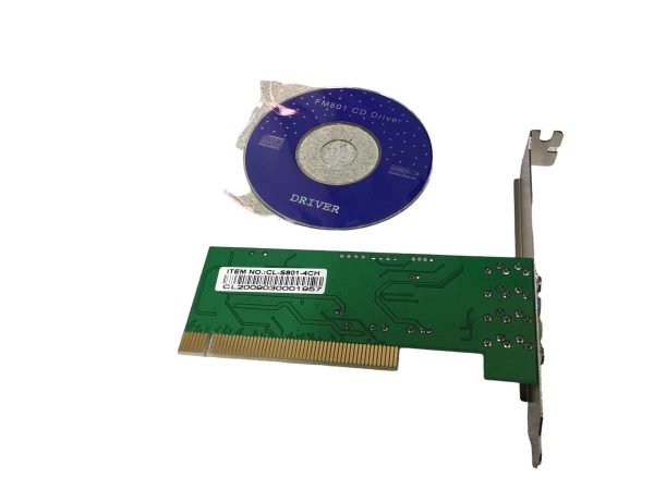 PCI SOUND CARD 4-Channel PCI Sound Card 3D Multimedia Enjoyment CL-S801-4CH