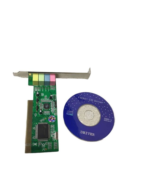 PCI SOUND CARD 4-Channel PCI Sound Card 3D Multimedia Enjoyment CL-S801-4CH