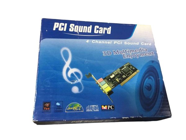 PCI SOUND CARD 4-Channel PCI Sound Card 3D Multimedia Enjoyment CL-S801-4CH