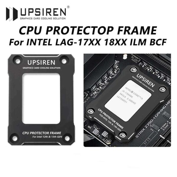 UPSIREN LGA1700-BCF black 12/13 generation Intel anti-bending fastener, bending type pressure plate, CPU fixed fastener, full-fitting fixed non-marking installation, standard for coolers (black)