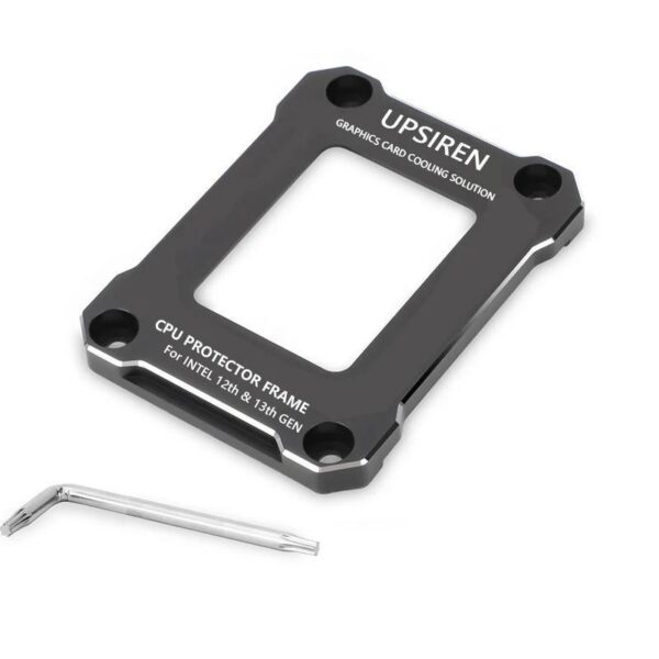 UPSIREN LGA1700-BCF black 12/13 generation Intel anti-bending fastener, bending type pressure plate, CPU fixed fastener, full-fitting fixed non-marking installation, standard for coolers (black)