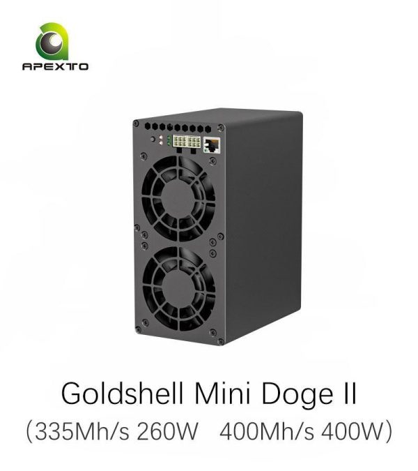 Home Miner Goldshell Mini Doge II 420Mh/s LTC Miner Litecoin and Doge coin Mining Machine