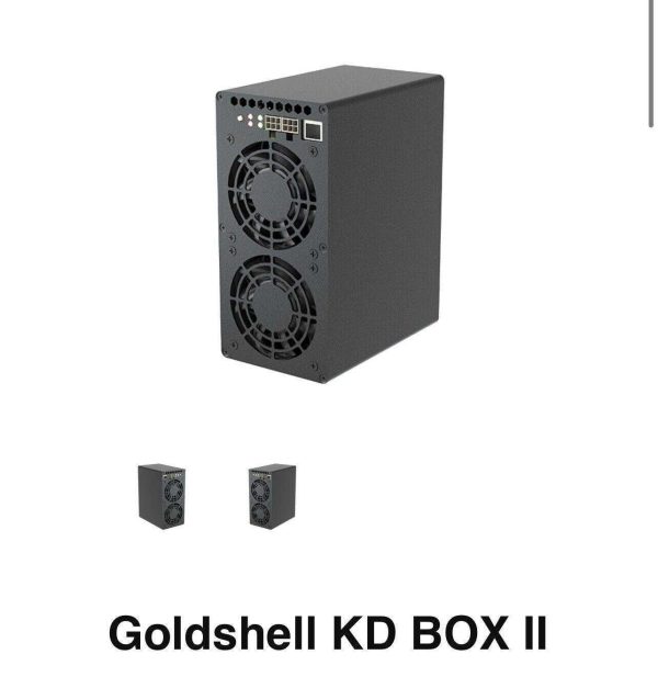 Brand New Goldshell KD box II Miner 5 TH Without PSU