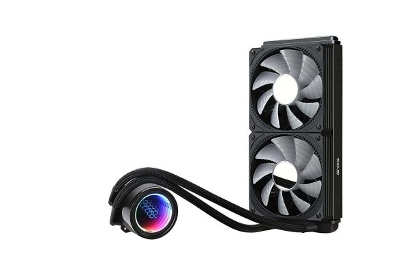 GELID Liquid 240 AIO Cooler with Infinity Mirror and CPU Temperature Display