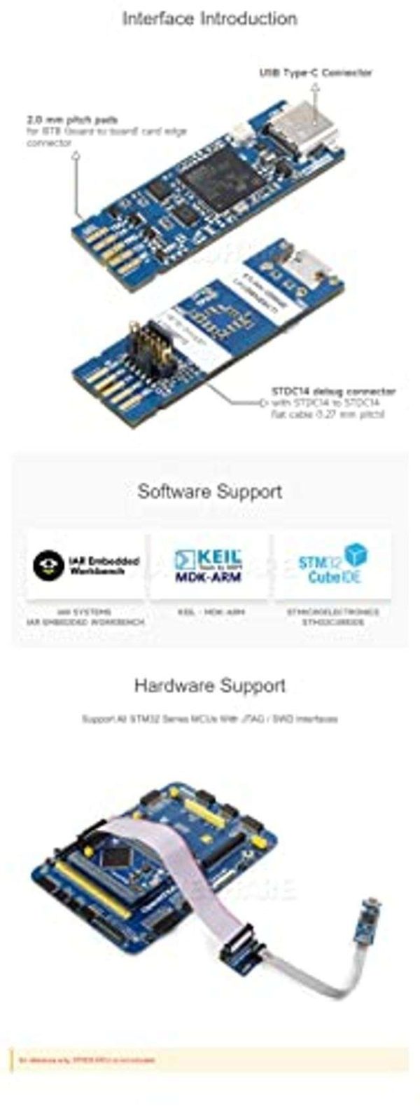 Tiny STLINK-V3MINIE Debugger/Programmer for All STM32 MCUs with JTAG/SWD Interfaces