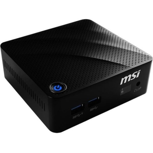 MSI Cubi N ADL Ultrasmall PC, Intel Pentium N200, WiFi AC9462, BT 5, Duel LAN,  ThunderBOLT Type C, Black, Non-OS (ADL-019BUS)