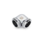 Bitspower Silver Shining Enhance 90-Degree Dual Multi-Link Adapter For OD 16MM (2 PCS)