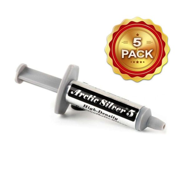 Arctic Silver 5 Thermal Compound 3.5 Gram (Pack of 5) AS5-3.5G X5