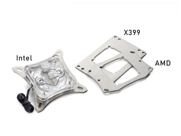 Bitspower CPU Waterblock Summit M, Clear Acrylic Top, Digital RGB, Intel & AMD CPU