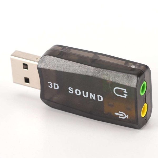 USB Sound Card USB Audio 5.1 External 3D USB Sound Card Audio Adapter Mic Speaker Audio Interface For Laptop PC Micro Data