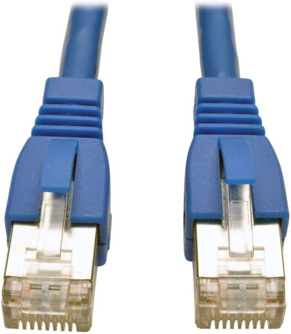 Tripp Lite N262 014 BL Augmented Cat6 Cat6a Shielded 10G Patch Cable RJ45 M/M Blue 14ft   1.25 GBps   Patch Cable   14 ft   1 x RJ 45 Male Network   1 x RJ 45 Male Network