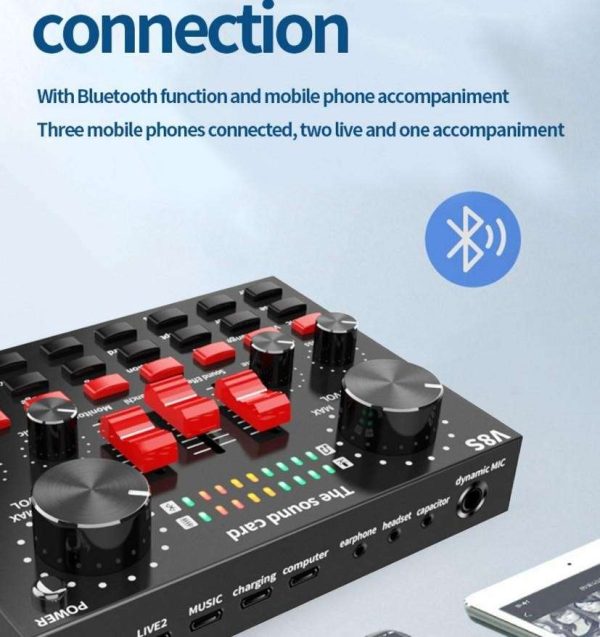 Weastlinks Bluetooth sound card live broadcast equipment Web live entertainment for mobile phone/PC