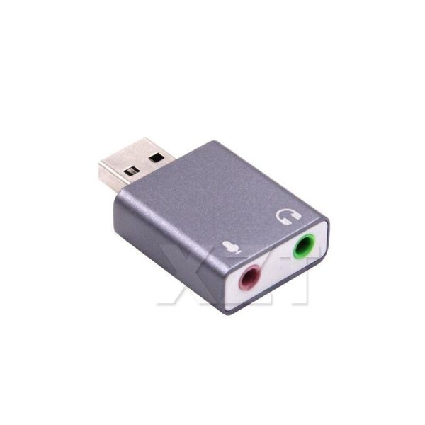 Weastlinks External USB Sound Card Ultra-portable HIFI Magic Voice 7.1CH Microphone-in Audio-out port Free Drive Plug Sound Card