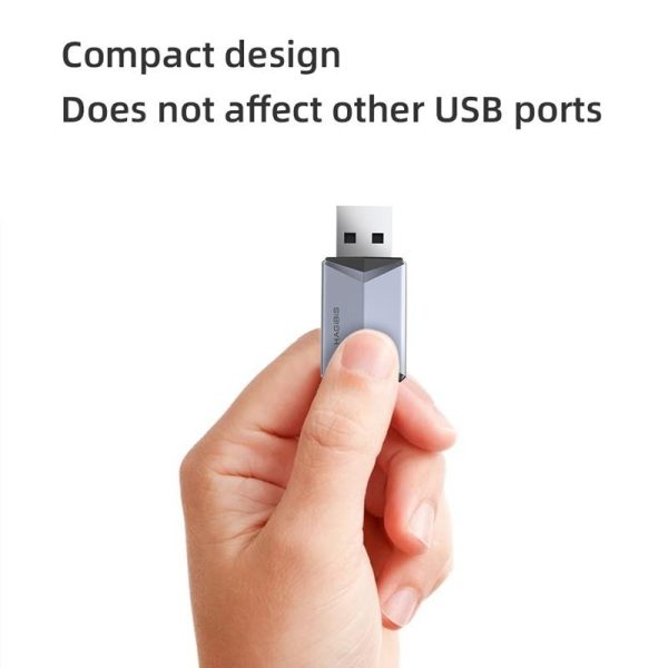 Weastlinks 2 in 1 USB Sound Card Portable External 3.5mm Microphone Audio Adapter for PC Laptop PS4/5 Earphone Speaker Windows Mac